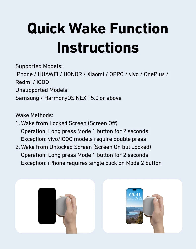 TELESIN™ Magnetic Phone Camera Hand Grip with Bluetooth Remote – Pro Shooting Handle for iPhone & Android Creators