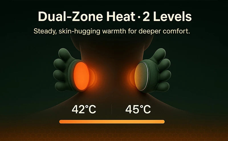 ForeverLily™ Bionic Finger Neck & Shoulder Massager – Deep Kneading Cervical & Trapezius Pain Relief Massage Shawl